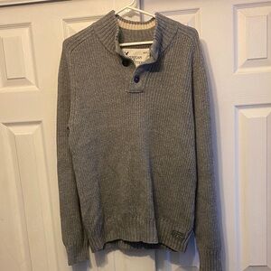 American Eagle Outfitters Gray Crewneck Sweater